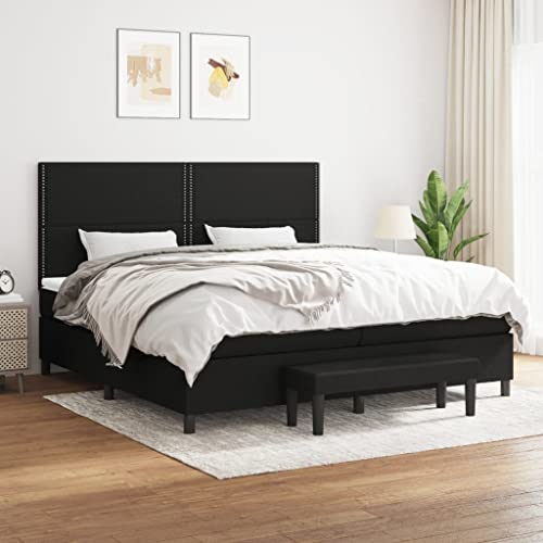 ShGaxin Boxspringbett mit Matratze Schwarz 200x200 cm Stoff, Bett, Bettgestell, Jugendbett, Schlafzimmer Bett, Bed Frame - 3136543 ShGaxin Boxspringbett mit Matratze Schwarz 200x200 cm Stoff, Bett, Bettgestell, Jugendbett, Schlafzimmer Bett, Bed Frame - 3136543 von ShGaxin