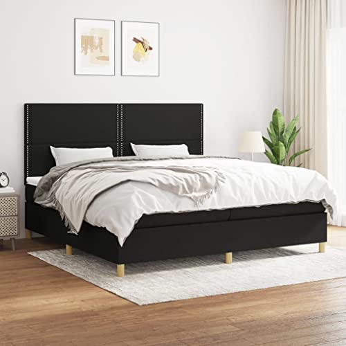 ShGaxin Boxspringbett mit Matratze Schwarz 200x200 cm Stoff, Bett, Bettgestell, Jugendbett, Schlafzimmer Bett, Bed Frame - 3142283 ShGaxin Boxspringbett mit Matratze Schwarz 200x200 cm Stoff, Bett, Bettgestell, Jugendbett, Schlafzimmer Bett, Bed Frame - 3142283 von ShGaxin