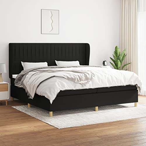 ShGaxin Boxspringbett mit Matratze Schwarz 200x200 cm Stoff, Bett, Bettrahmen, Gästebett, Bed Frame, Jugendbett - 3128711 ShGaxin Boxspringbett mit Matratze Schwarz 200x200 cm Stoff, Bett, Bettrahmen, Gästebett, Bed Frame, Jugendbett - 3128711 von ShGaxin
