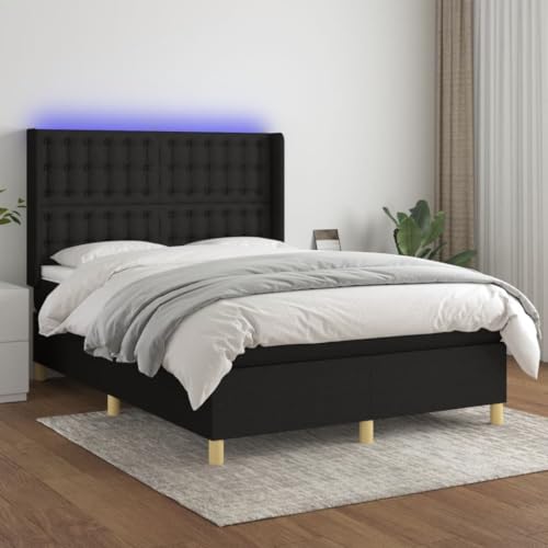 ShGaxin Boxspringbett mit Matratze & Schwarz 140x190 cm Stoff, Bett, Bettgestell, Jugendbett, Schlafzimmer Bett, Bed Frame - 3139191 ShGaxin Boxspringbett mit Matratze & Schwarz 140x190 cm Stoff, Bett, Bettgestell, Jugendbett, Schlafzimmer Bett, Bed Frame - 3139191 von ShGaxin