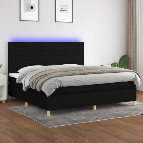 ShGaxin Boxspringbett mit Matratze & Schwarz 200x200 cm Stoff, Bett, Bettgestell, Jugendbett, Schlafzimmer Bett, Bed Frame - 3135543 ShGaxin Boxspringbett mit Matratze & Schwarz 200x200 cm Stoff, Bett, Bettgestell, Jugendbett, Schlafzimmer Bett, Bed Frame - 3135543 von ShGaxin