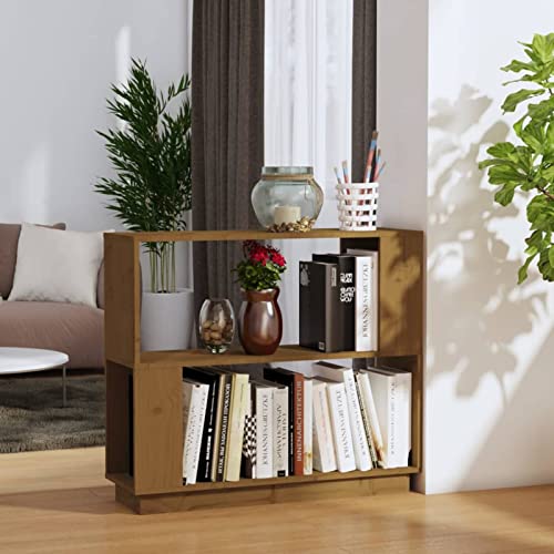 ShGaxin Bücherregal/Raumteiler, Regal, Raumteiler Regal, Standregal, Bookshelf, Aktenregal, Honigbraun 80x25x70 cm Massivholz ShGaxin Bücherregal/Raumteiler, Regal, Raumteiler Regal, Standregal, Bookshelf, Aktenregal, Honigbraun 80x25x70 cm Massivholz von ShGaxin