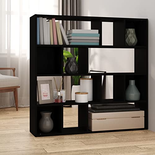 ShGaxin Bücherregal/Raumteiler, Regal Zimmer, Bookshelf, Bücher Regal, Mehrzweckregal, Bookcase, Leiterregal, Standregal, Allzweckschrank, Schwarz 105x24x102 cm ShGaxin Bücherregal/Raumteiler, Regal Zimmer, Bookshelf, Bücher Regal, Mehrzweckregal, Bookcase, Leiterregal, Standregal, Allzweckschrank, Schwarz 105x24x102 cm von ShGaxin