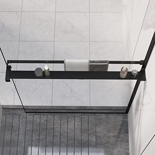 ShGaxin Duschregal aus Aluminium, schwarz, 90 cm, Wandregal, Wandregale, kleines Regal, Regale und Regale, schwebende Regale, Wandregale ShGaxin Duschregal aus Aluminium, schwarz, 90 cm, Wandregal, Wandregale, kleines Regal, Regale und Regale, schwebende Regale, Wandregale von ShGaxin