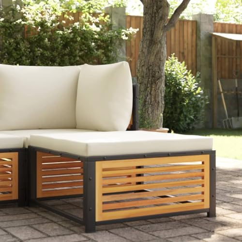 ShGaxin Gartenhocker mit Kissen 68x68x30 cm Massivholz Akazie, Balkon Hocker, Fusshocker Garten, Hocker Garten, Fußhocker Für Sessel, Gartenmöbel Hocker - 367647 ShGaxin Gartenhocker mit Kissen 68x68x30 cm Massivholz Akazie, Balkon Hocker, Fusshocker Garten, Hocker Garten, Fußhocker Für Sessel, Gartenmöbel Hocker - 367647 von ShGaxin