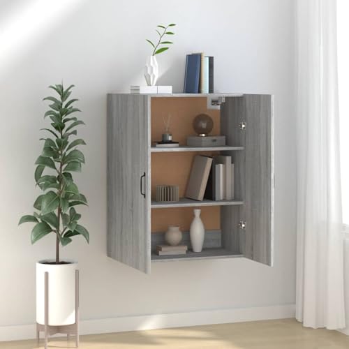 ShGaxin Hängeschrank, Speiseschrank, Modularschrank, Hängeschrank, Besenschrank, Mehrzweckschränke, Beistellmöbel, Sperrholz, Sonoma-Grau, 69,5 x 34 x 90 cm ShGaxin Hängeschrank, Speiseschrank, Modularschrank, Hängeschrank, Besenschrank, Mehrzweckschränke, Beistellmöbel, Sperrholz, Sonoma-Grau, 69,5 x 34 x 90 cm von ShGaxin