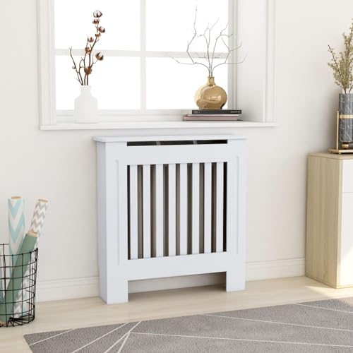 ShGaxin Heizkörperabdeckung, moderne Heizkörperabdeckung, Ablage für Heizkörper, Ablage für Heizkörper, MDF weiß, 78 cm von ShGaxin