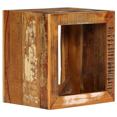 ShGaxin Hocker, Sitzhocker, Fußhocker, Sofahocker, Fuß Hocker, Couch Hocker, Stool, Footstool, 40x30x40 cm Altholz Massiv von ShGaxin