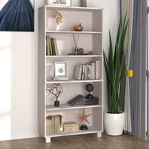 ShGaxin Hohe Kommode, Küchenschrank, Sideboards für Wohnzimmer, Kaffeemaschine, Wohnzimmermöbel, Buffetmöbel, Schränke und Vitrinen, aus massivem Kiefernholz, Weiß von ShGaxin