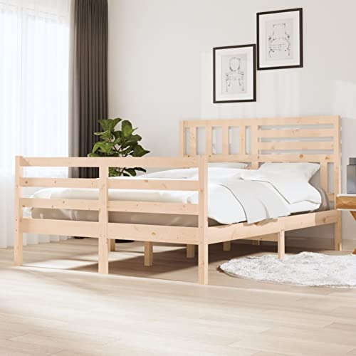 ShGaxin Massivholzbett 160x200 cm, Familienbett, Bed Frame, Bettstell, Bettrahmen, Jugendbett, Schlafzimmer Bett, Bettgestell - 3101098 ShGaxin Massivholzbett 160x200 cm, Familienbett, Bed Frame, Bettstell, Bettrahmen, Jugendbett, Schlafzimmer Bett, Bettgestell - 3101098 von ShGaxin