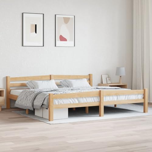 ShGaxin Massivholzbett Kiefer 200x200 cm, Familienbett, Bed Frame, Bettstell, Bettrahmen, Jugendbett, Schlafzimmer Bett, Bettgestell - 322067 ShGaxin Massivholzbett Kiefer 200x200 cm, Familienbett, Bed Frame, Bettstell, Bettrahmen, Jugendbett, Schlafzimmer Bett, Bettgestell - 322067 von ShGaxin