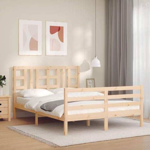 ShGaxin Massivholzbett mit Kopfteil 160x200 cm, Familienbett, Bed Frame, Bettstell, Bettrahmen, Jugendbett, Schlafzimmer Bett, Bettgestell - 3193931 ShGaxin Massivholzbett mit Kopfteil 160x200 cm, Familienbett, Bed Frame, Bettstell, Bettrahmen, Jugendbett, Schlafzimmer Bett, Bettgestell - 3193931 von ShGaxin