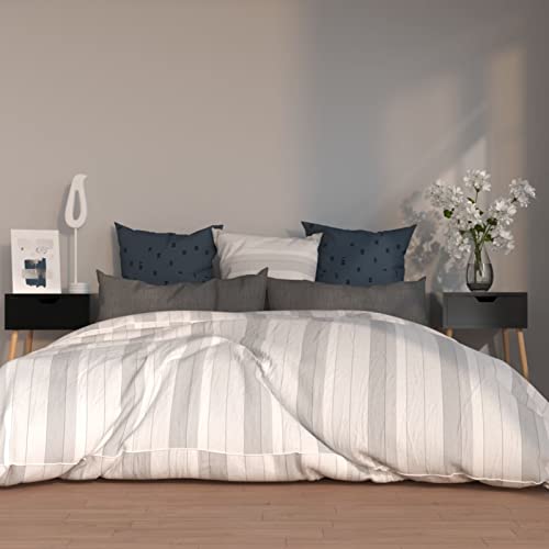 ShGaxin Nachttische 2 STK Nachtschrank, Nachtkästchen, Nachtkommode, Bedside Table, Nacht Tisch, Hochglanz-Schwarz 40x40x56 cm Spanplatte ShGaxin Nachttische 2 STK Nachtschrank, Nachtkästchen, Nachtkommode, Bedside Table, Nacht Tisch, Hochglanz-Schwarz 40x40x56 cm Spanplatte von ShGaxin