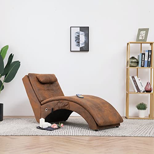 ShGaxin SPU:281349 Massageliege mit Kissen aus künstlichem Wildleder, braun, Einzelbett, Tantra-Sessel für Erwachsene, Einzelsofa ShGaxin SPU:281349 Massageliege mit Kissen aus künstlichem Wildleder, braun, Einzelbett, Tantra-Sessel für Erwachsene, Einzelsofa von ShGaxin