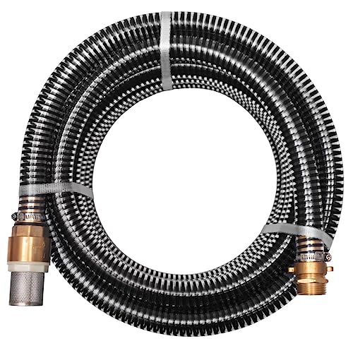 ShGaxin Saugschlauch mit Messinganschlüssen, 7 m, 25 mm, schwarz, Wasserpumpe, Gartenschlauch - SPU:142890 ShGaxin Saugschlauch mit Messinganschlüssen, 7 m, 25 mm, schwarz, Wasserpumpe, Gartenschlauch - SPU:142890 von ShGaxin