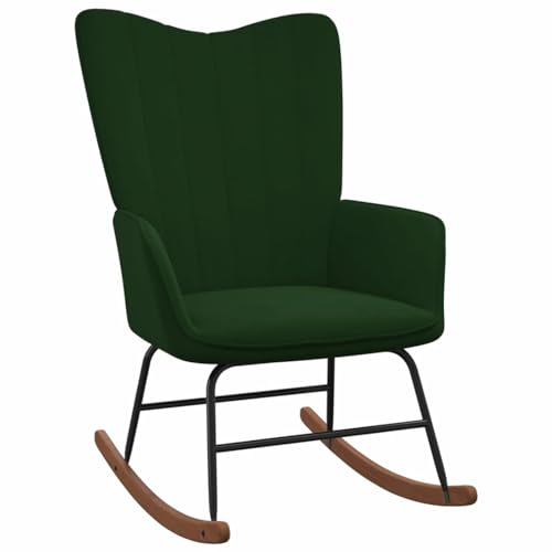 ShGaxin Schaukelstuhl, Sessel Wohnzimmer, Schaukelsessel, Stillsessel, Schwingsessel, Tv Sessel, Ohrensessel, Relaxsessel, Rocking Chair, Samt Dunkelgrün ShGaxin Schaukelstuhl, Sessel Wohnzimmer, Schaukelsessel, Stillsessel, Schwingsessel, Tv Sessel, Ohrensessel, Relaxsessel, Rocking Chair, Samt Dunkelgrün von ShGaxin