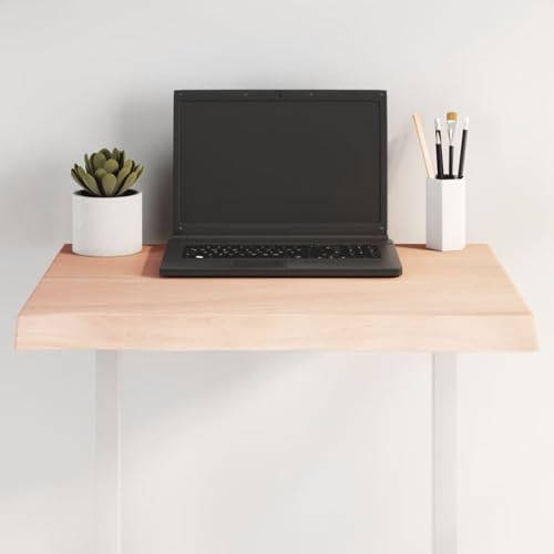 ShGaxin Schreibtischplatte 60x60x4 cm Massivholz Eiche Unbehandelt Tischplatte, Arbeitsplatte, Waschtischplatte, Bürotischplatte von ShGaxin