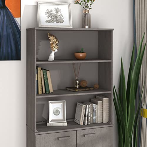 ShGaxin Sideboard, Sideboard, Küche, Sideboards für Wohnzimmer, Wohnzimmermöbel, Kaffeemaschine, Buffetschrank, Schränke und Vitrinen, Kiefernholz, Hellgrau, 85 x 35 x 100 cm von ShGaxin