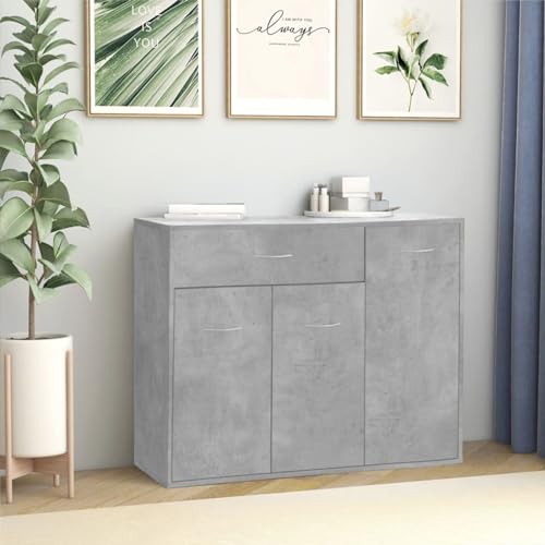 ShGaxin Sideboard Betongrau 88x30x70 cm Holzwerkstoff, Kommode Schlafzimmer, Kommoden & Sideboards, Wohnzimmerschrank, Flur Kommode, Zimmer Möbel - 800679 ShGaxin Sideboard Betongrau 88x30x70 cm Holzwerkstoff, Kommode Schlafzimmer, Kommoden & Sideboards, Wohnzimmerschrank, Flur Kommode, Zimmer Möbel - 800679 von ShGaxin