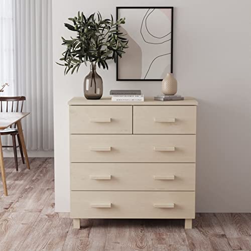 ShGaxin Sideboard HAMAR Honigbraun 79x40x80 cm Massivholz Kiefer, Kommode Schlafzimmer, Kommoden & Sideboards, Wohnzimmerschrank, Flur Kommode, Zimmer Möbel - 340420 ShGaxin Sideboard HAMAR Honigbraun 79x40x80 cm Massivholz Kiefer, Kommode Schlafzimmer, Kommoden & Sideboards, Wohnzimmerschrank, Flur Kommode, Zimmer Möbel - 340420 von ShGaxin