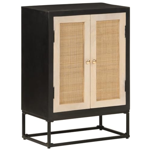 ShGaxin Sideboard Schwarz 55x30x76 cm Massivholz Mango und Eisen, Kommode Schlafzimmer, Kommoden & Sideboards, Wohnzimmerschrank, Flur Kommode, Zimmer Möbel - 372000 ShGaxin Sideboard Schwarz 55x30x76 cm Massivholz Mango und Eisen, Kommode Schlafzimmer, Kommoden & Sideboards, Wohnzimmerschrank, Flur Kommode, Zimmer Möbel - 372000 von ShGaxin