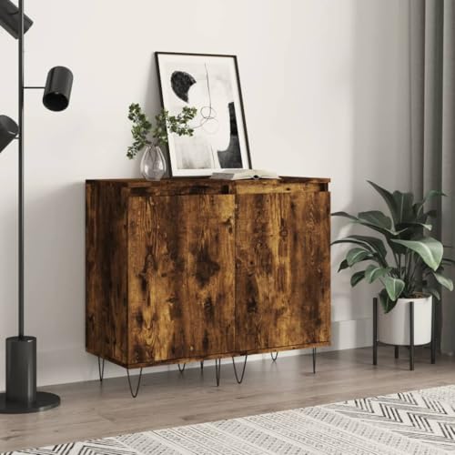 ShGaxin Sideboards 2 Stück Eiche Rauchgrau 40 x 35 x 70 cm aus mehrschichtigem Holz, moderne Anrichte und Buffet Esszimmer, Sideboards Wohnzimmer platzsparend-831063 ShGaxin Sideboards 2 Stück Eiche Rauchgrau 40 x 35 x 70 cm aus mehrschichtigem Holz, moderne Anrichte und Buffet Esszimmer, Sideboards Wohnzimmer platzsparend-831063 von ShGaxin