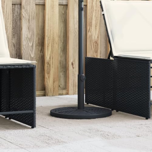 ShGaxin Sonnenschirmständer für Ø38/48 mm Mast 12 kg Rund, Schirmständer Balkon, Strand Schirmständer, Sonnenschirmfuß - 4007983 von ShGaxin