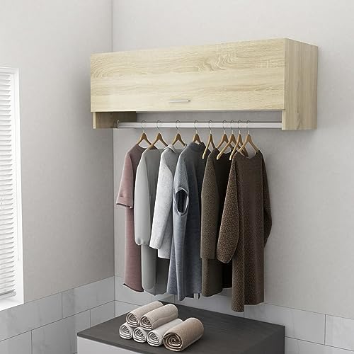 ShGaxin Spanplattenschrank Eiche Sonoma 100 x 32,5 x 35 cm, Schlafzimmerschränke, Schlafzimmerschrank ShGaxin Spanplattenschrank Eiche Sonoma 100 x 32,5 x 35 cm, Schlafzimmerschränke, Schlafzimmerschrank von ShGaxin