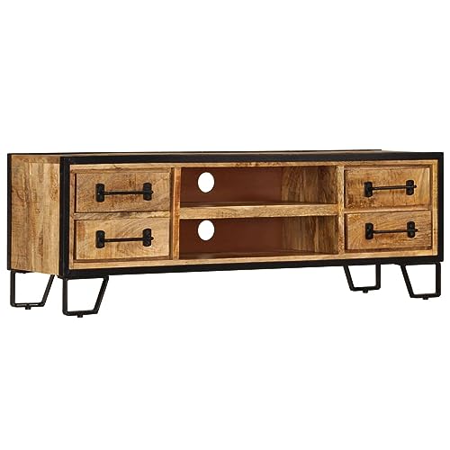 ShGaxin TV-Regal mit Schubladen, Sideboard Wohnzimmer, Tv Board, Tv Lowboard, Tv Schrank, Fernsehschrank, 120 x 30 x 40 cm Massivholz Mango ShGaxin TV-Regal mit Schubladen, Sideboard Wohnzimmer, Tv Board, Tv Lowboard, Tv Schrank, Fernsehschrank, 120 x 30 x 40 cm Massivholz Mango von ShGaxin
