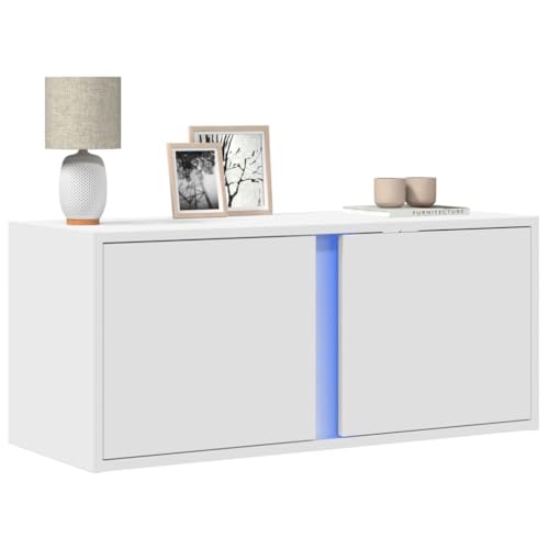 ShGaxin TV-Wandschrank mit Weiß 80x31x35 cm, Tv Board, Tv Lowboard, Tv Tisch, Fernsehschrank, Fernsehtisch, Kommode, Sideboard Wohnzimmer, Tv Sideboard - 852257 ShGaxin TV-Wandschrank mit Weiß 80x31x35 cm, Tv Board, Tv Lowboard, Tv Tisch, Fernsehschrank, Fernsehtisch, Kommode, Sideboard Wohnzimmer, Tv Sideboard - 852257 von ShGaxin