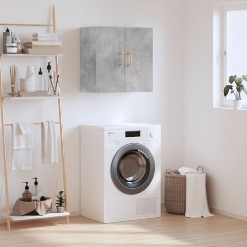 ShGaxin Wandschrank 829952 aus technischem Holz, Grau, Beton, 60 x 31 x 60 cm, Küchenmöbel, Küchenschränke, Hängeschrank ShGaxin Wandschrank 829952 aus technischem Holz, Grau, Beton, 60 x 31 x 60 cm, Küchenmöbel, Küchenschränke, Hängeschrank von ShGaxin