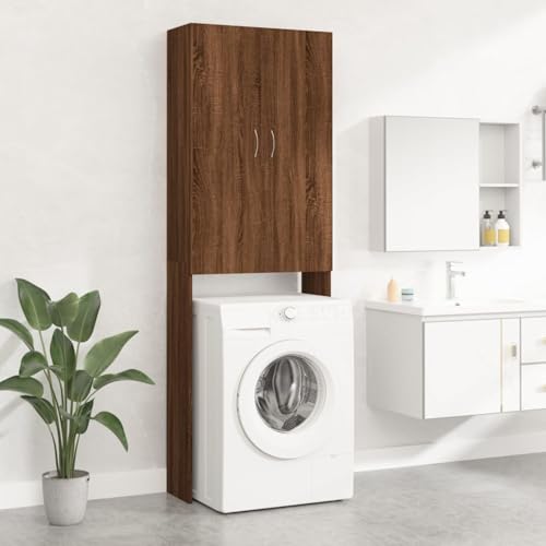 ShGaxin Waschmaschinenschrank, Waschmaschinenregal, Toilettenregal, Waschmaschine Trockner Schrank, Waschmaschinen überschrank, Braun Eiche 64x25,5x190 cm ShGaxin Waschmaschinenschrank, Waschmaschinenregal, Toilettenregal, Waschmaschine Trockner Schrank, Waschmaschinen überschrank, Braun Eiche 64x25,5x190 cm von ShGaxin