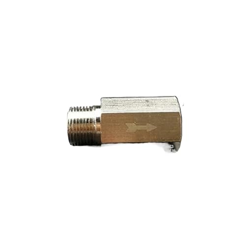 1 Stück DN10 3/8 Zoll Innen- auf Außengewinde Rückschlagventil aus vernickeltem Messing – Einweg-Rückschlagventil for Wasser, Gas, Öl, 2 Bar pneumatische Armatur 1 Stück DN10 3/8 Zoll Innen- auf Außengewinde Rückschlagventil aus vernickeltem Messing – Einweg-Rückschlagventil for Wasser, Gas, Öl, 2 Bar pneumatische Armatur von ShaaoTng