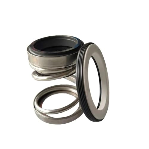 1 Stück Gleitringdichtung der Serie 108 for Wasserpumpen – 8–100 mm Welle, Einzelfeder, WC/FKM(40mm Wc-wc-fkm) von ShaaoTng