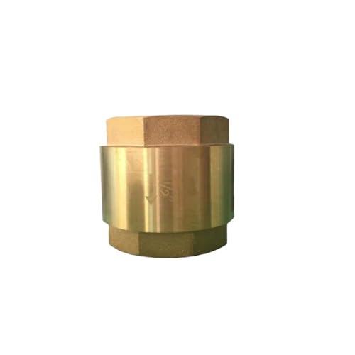 1 Stück Hochdruck-Rückschlagventil aus Messing mit Feder, DN65 G 2-1/2" BSPP Innengewinde – 1,6 MPa, 88 mm Höhe, Einweg-Durchflussregelung 1 Stück Hochdruck-Rückschlagventil aus Messing mit Feder, DN65 G 2-1/2" BSPP Innengewinde – 1,6 MPa, 88 mm Höhe, Einweg-Durchflussregelung von ShaaoTng