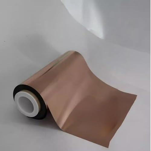 1 Stück Verbundkupferfolie for die Lithiumbatterieforschung – 300 cm Rolle, 200/300 mm Breite(Copper Foil 0.0065mm T) W 200mm) von ShaaoTng