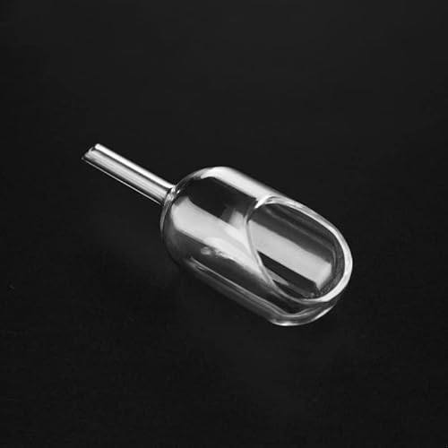 Hochpräzises Wägeschiffchen-Set aus Glas – 1 Stück Laborwägeschiffchen for den Milligramm-Probentransfer, antistatisch(XL 30 * 85 mm) von ShaaoTng