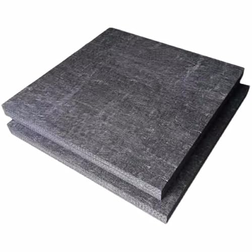 Hochreine Kohlenstofffilzplatten – 100 x 100 mm, 2er-Pack – Ideal for wissenschaftliche Forschung und Experimente(Thickness: 10mm) von ShaaoTng