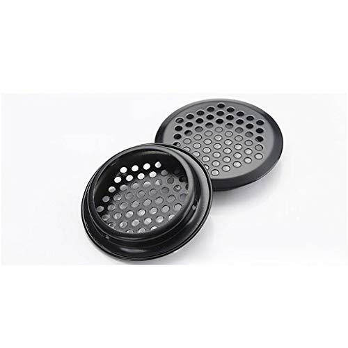Lüftungsabdeckung aus Edelstahl – Lüftungsgitter for Kleiderschrank, 19–53 mm, 10er-Pack(Flat 53mm) von ShaaoTng