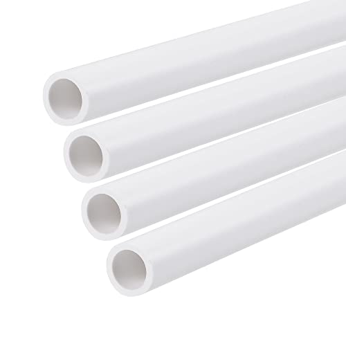 Robuste weiße Fiberglasrohre for Modellbau und Pflanzenstützen – 4 Stück, 500 mm Länge, mehrere Durchmesser erhältlich(16 mmx12 mmx500mm) von ShaaoTng