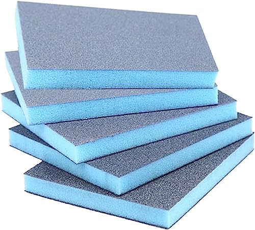 Wiederverwendbare Schleifschwämme, Körnung 180–1000 (10er-Pack) – Vielseitige Nass-/Trocken-Polierblöcke for Holz und Metall(240 Grit) von ShaaoTng