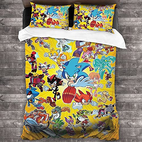 Shaari 3D Drucken Bettwäsche Set 135x200,Microfaser Einzelbett 1 Bettbezug Mit Reißverschluss + 1 Kissenbezüge 80x80 Shaari 3D Drucken Bettwäsche Set 135x200,Microfaser Einzelbett 1 Bettbezug Mit Reißverschluss + 1 Kissenbezüge 80x80 von Shaari