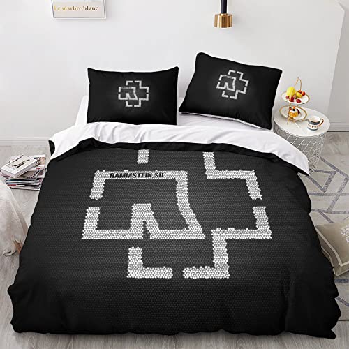 Shaari 3D Drucken Bettwäsche Set 155x220,Microfaser Einzelbett 1 Bettbezug Mit Reißverschluss + 2 Kissenbezüge 80x80 Shaari 3D Drucken Bettwäsche Set 155x220,Microfaser Einzelbett 1 Bettbezug Mit Reißverschluss + 2 Kissenbezüge 80x80 von Shaari