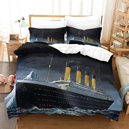 Shaari 3D Drucken Bettwäsche Set 220x240,Microfaser Einzelbett 1 Bettbezug Mit Reißverschluss + 2 Kissenbezüge 80x80 Shaari 3D Drucken Bettwäsche Set 220x240,Microfaser Einzelbett 1 Bettbezug Mit Reißverschluss + 2 Kissenbezüge 80x80 von Shaari