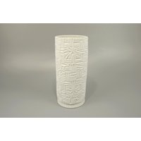Seltene Vintage Op-Art Bisquit Porzellan Vase/Royal Kpm 677 1 | Germany 70Er von ShabbRockRepublic