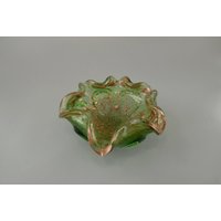Vintage Glasschale/Murano Kupfereinschlüsse | 70Er Italy von ShabbRockRepublic