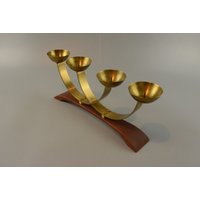 Vintage Kerzenhalter/Kerzenständer Kerzenleuchter Mid Century Modern | 60Er von ShabbRockRepublic