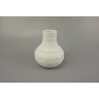 Vintage Op Art Bisquit-Porzellan Vase/Scherzer 505 1 | Germany 70Er von ShabbRockRepublic