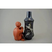Vintage Vase/Gallo Keramik 158 Dekor Germa | West Germany Wgp 50Er von ShabbRockRepublic