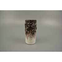 Vintage Vase/Otto Keramik Weiß Fat Lava | West German Pottery 70Er von ShabbRockRepublic